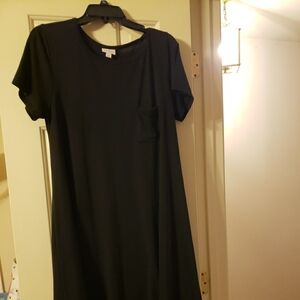Lularoe Black Carly Dress Size Large